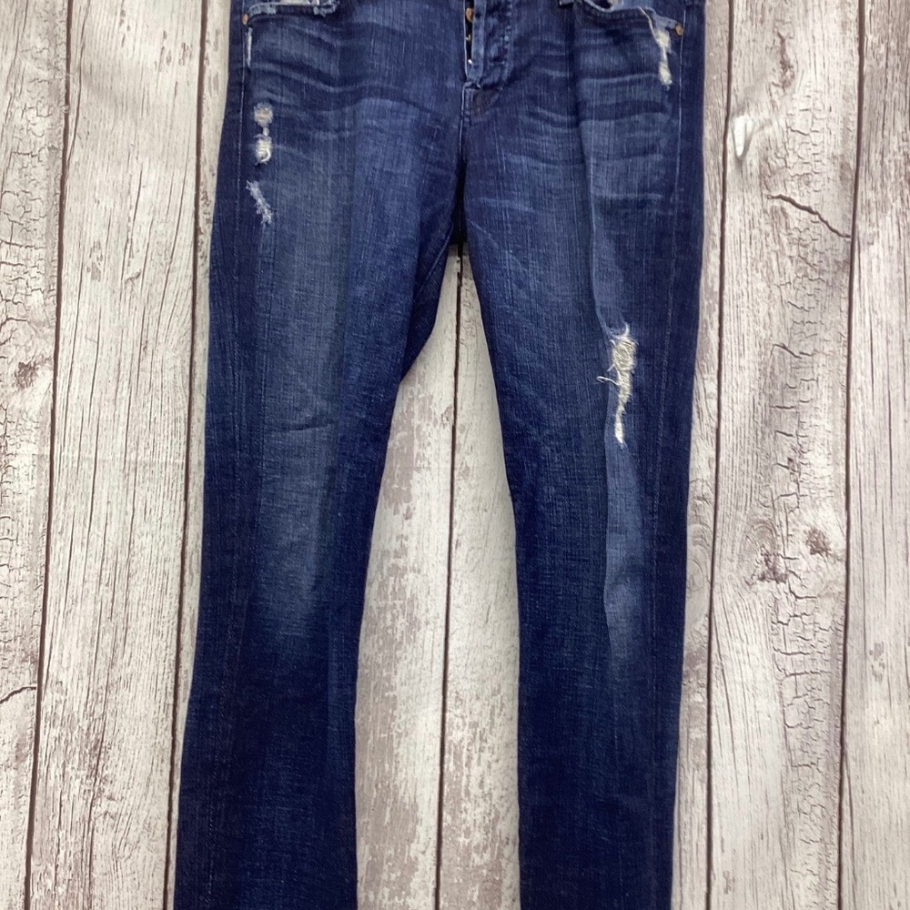 7 For All Mankind Josefina Skinny Boyfriend Jeans 29